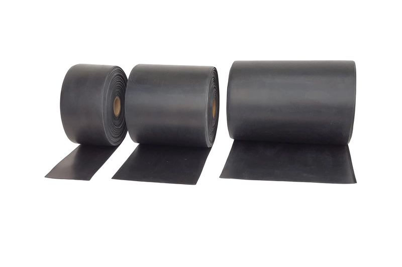 gamme rouleau de bande EPDM épaisseur 1.20 mm, longueur 30 m, largeurs disponibles 10, 20 ou 30 cm.