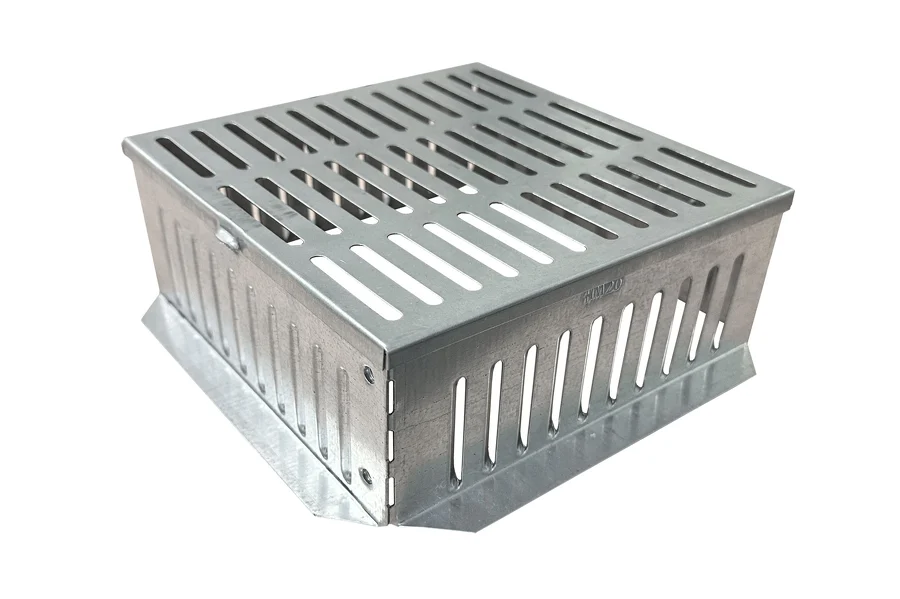 Boite pare-gravier aluminium avec couvercle démontable par le haut