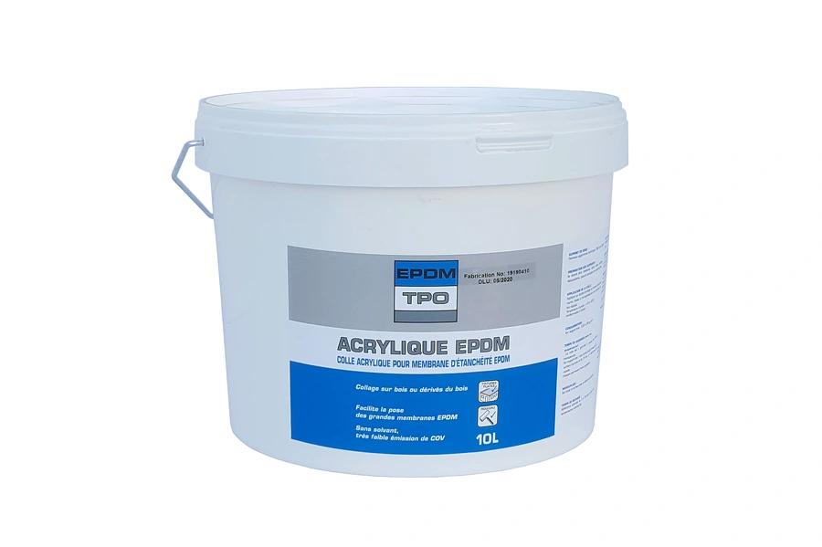Colle acrylique support bois + PIR pot de 10 Litres
